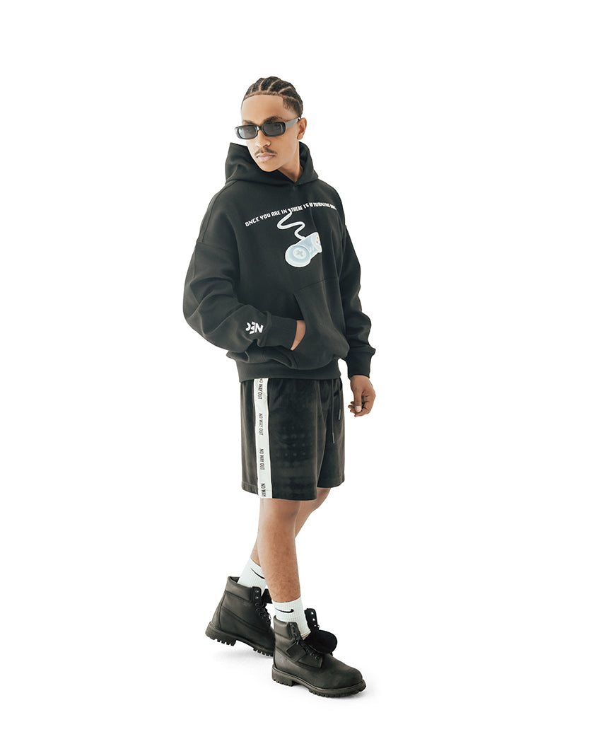 BLACK NOWAYOUT HOODIE