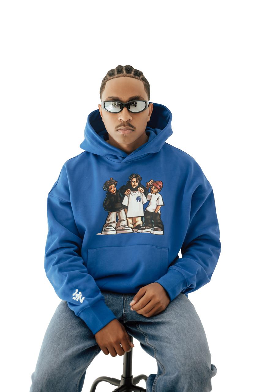 BLUE NOWAYOUT HOODIE